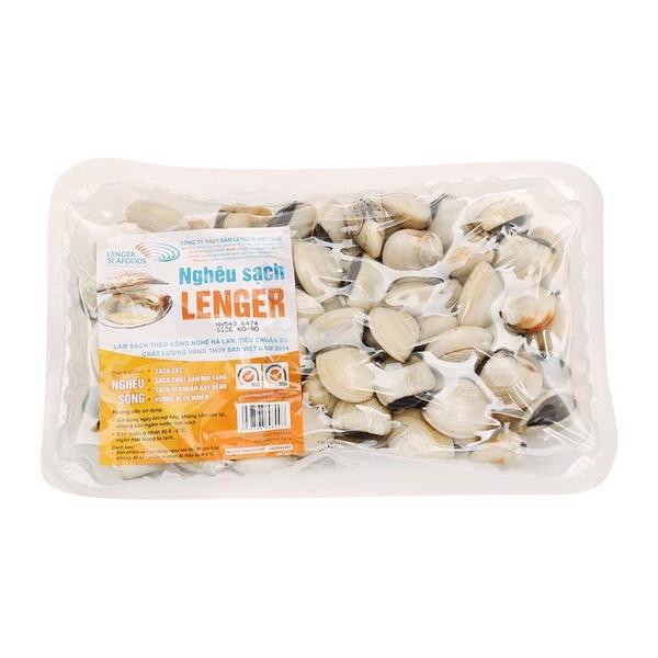 Nghêu sạch Lenger khay 1.2kg