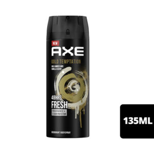 Xịt nước hoa toàn thân AXE cho nam Gold temptation chai 135ml