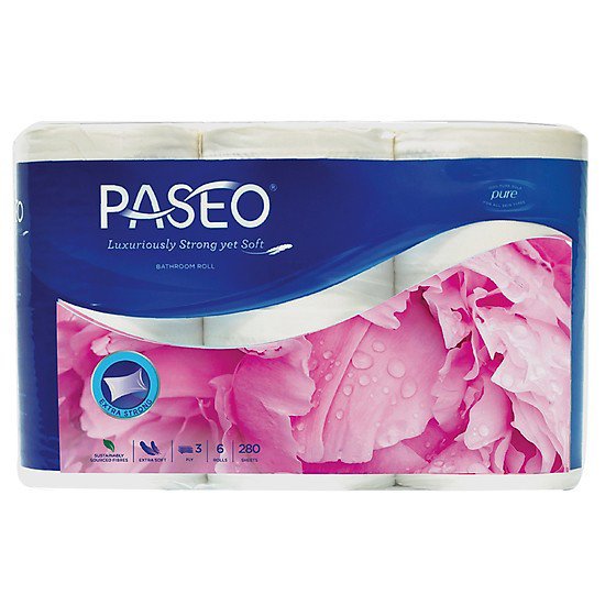 Giấy vệ sinh Paseo 6 cuộn 3 lớp