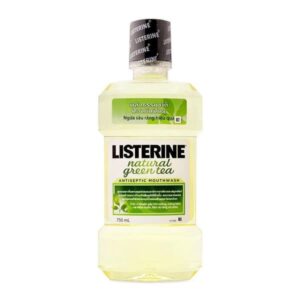 Nước súc miệng ngừa sâu răng vị Trà xanh Listerine Natural Green Tea chai 750ml
