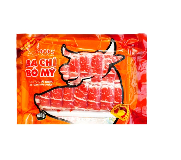 Ba chỉ bò Mỹ Thiên Vương ACEFOODS khay 500g